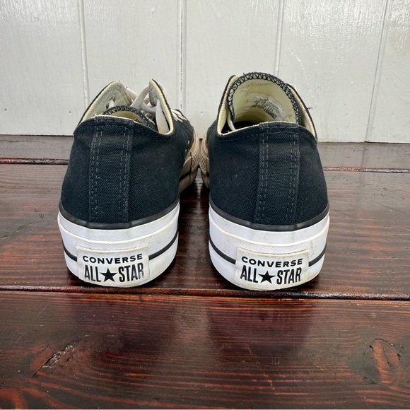 Converse Chuck Taylor All Star Lift Platform Ox Sneakers – Black – Women’s 8 - Picture 7 of 9